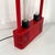Metal Red Double Neon Lamp by Gian N. Gigante for Zerbetto, 1980s For Sale - Image 7 of 8