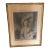 Vintage Gold Framed Mezzotint of Woman For Sale