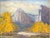 Kay Thompson Fall Foliage Landscape Yosemite National Park Signed Oil on Panel For Sale - Image 4 of 9