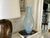 1970s Italian Murano-Style Handblown Blue Art Glass Vase With Gold and Silver Flecks, 21" For Sale - Image 10 of 18