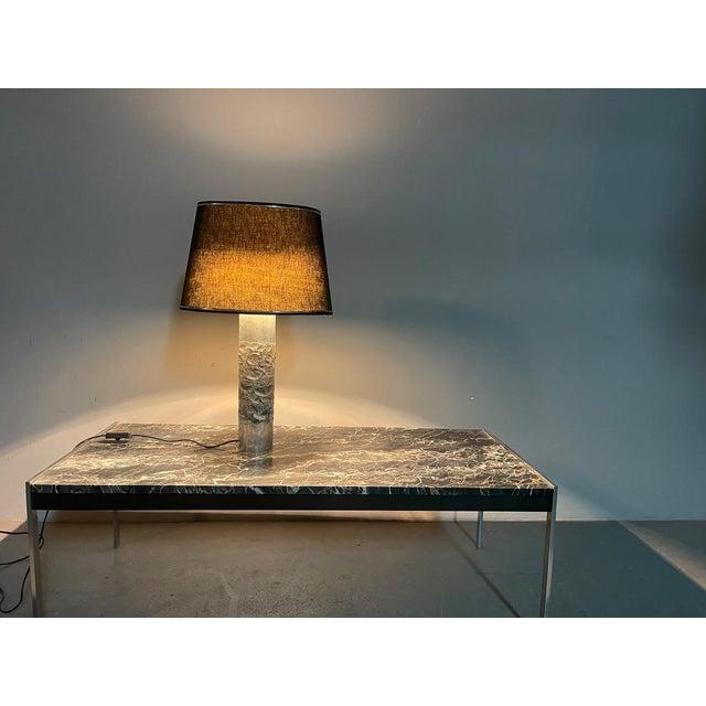 Brutalist Aluminium Table Lamp by Willy Luyckx for Aluclair, Belgium, 1960s For Sale - Image 4 of 10
