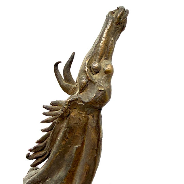 Figurative 1950s Frank Eliscu Bronze of a Jumping Horse For Sale - Image 3 of 17