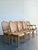 French Provincial Vintage Boho Lorin Marsh Faux Bois Dining Chairs - Set of 8 For Sale - Image 3 of 10