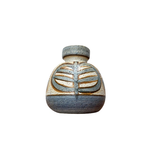 Mid-Century Danish Stoneware Vase from Søholm, 1960s For Sale