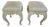 Italian Baroque Style Giltwood Benches/ Stools - A Pair For Sale
