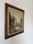 A captivating 1960s Impressionist oil on canvas painting depicting a bustling Parisian boulevard on a rainy afternoon....