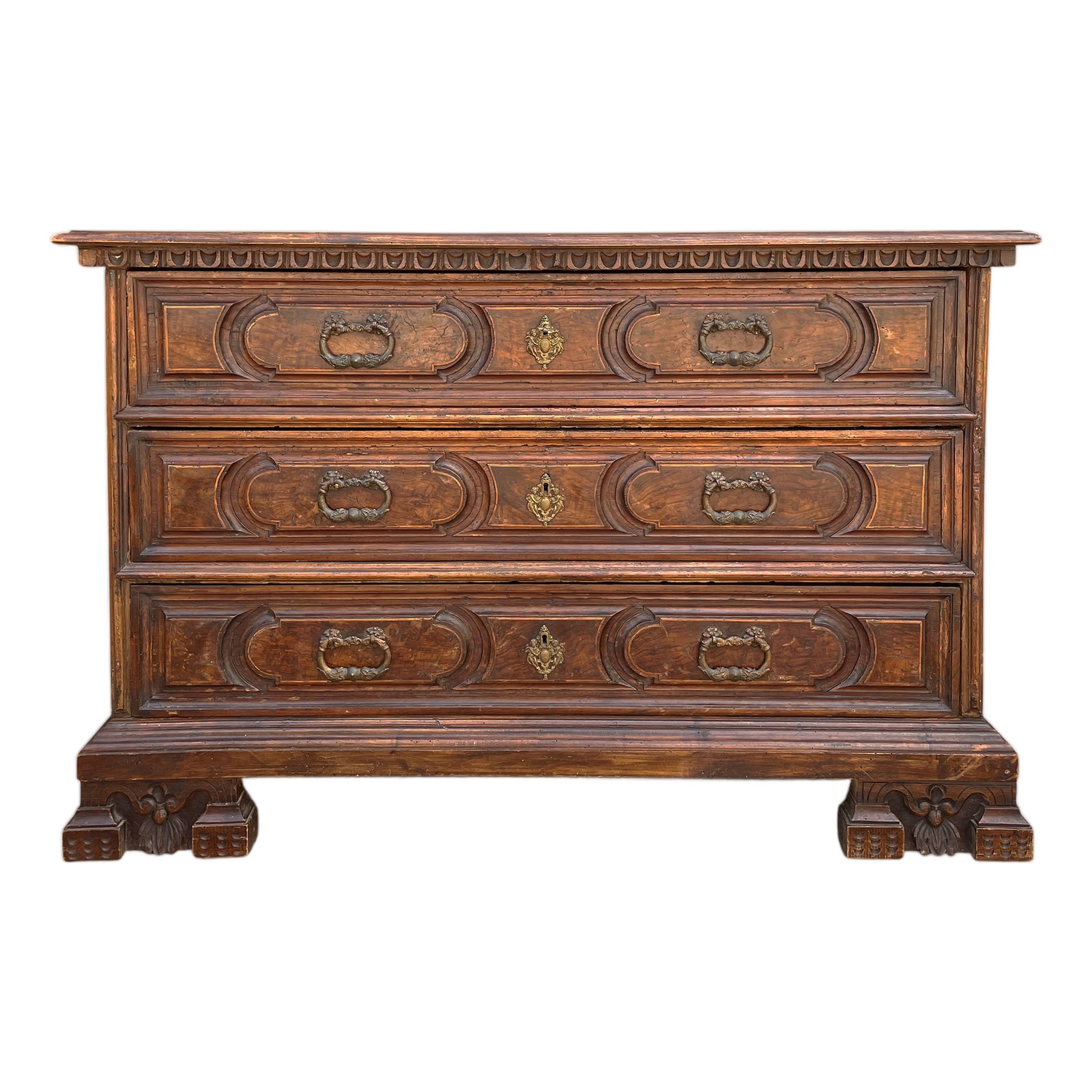 Antique Canterano Commode in Walnut, 1600s | Chairish
