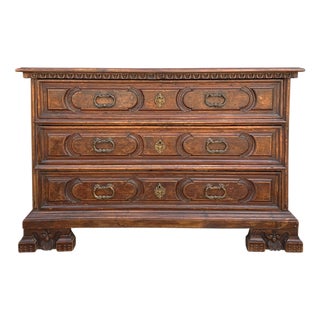 Antique Canterano Commode in Walnut, 1600s For Sale