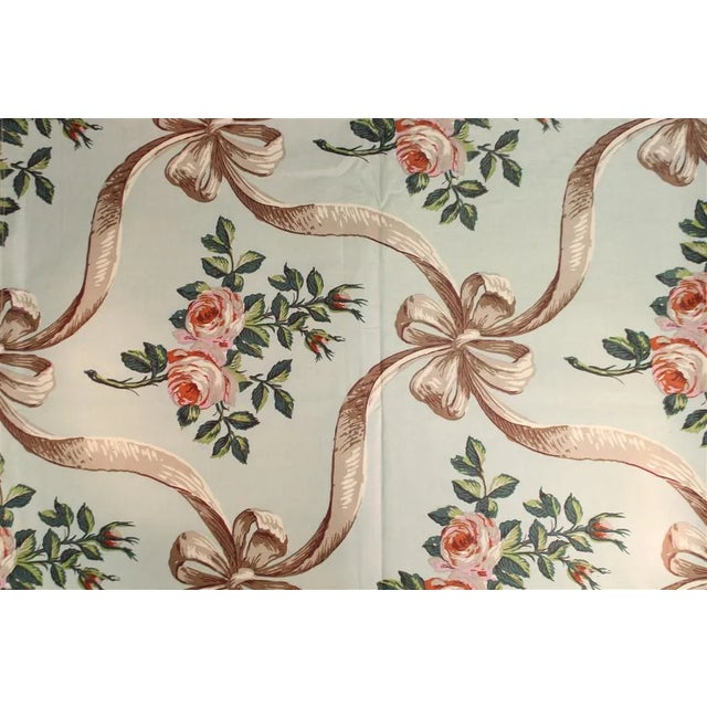 Textile Rose Cumming Chintzes Fabric Panels - Set of 5 For Sale - Image 7 of 7