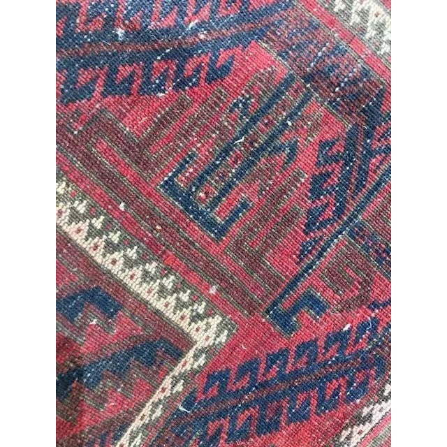1970s Vintage Baluchestan Rug For Sale - Image 11 of 13