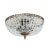 Large Classic Ceiling Plafond Light With Crystals For Sale - Image 4 of 11