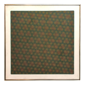 Josef LeviOp Art 1971 Kinetic Oil Painting Pop Art Artist, 1971