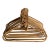 1970s Vintage Mid-Century Bamboo Rattan Clothing Hangers Set of 11 For Sale