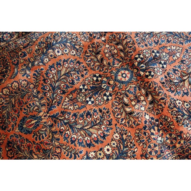 1920s, Handmade Antique Persian Sarouk Rug 3.2' X 5.3' For Sale - Image 4 of 7
