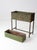 Antique Green Painted Wicker Jardinière Planter With Metal Liner For Sale - Image 11 of 17