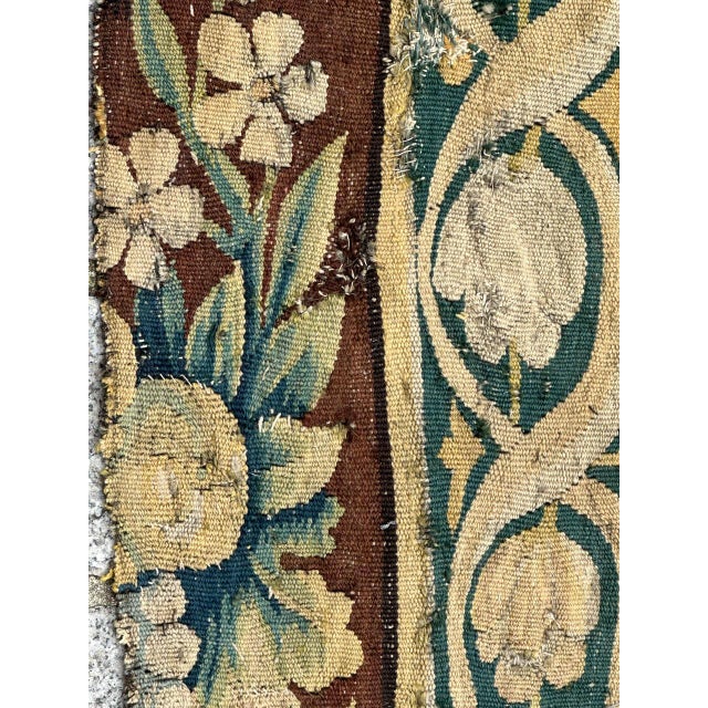 Antique French Aubusson Tapestry For Sale - Image 4 of 18