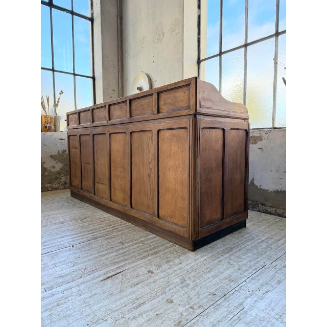Oak Shop Counter, 1950s For Sale - Image 6 of 18
