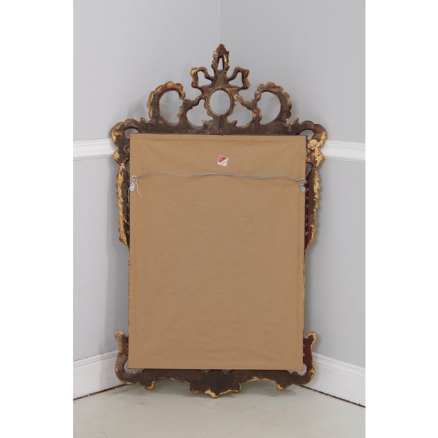 Decorative Crafts Inc Baroque Style Giltwood Wall Mirror For Sale - Image 14 of 15