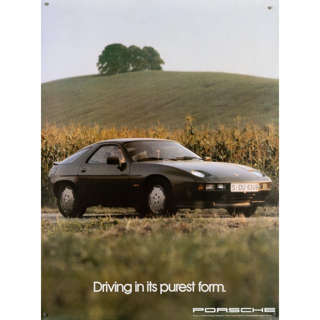 Porsche Driving in Its Purest Form Poster from Werbeagentur Strenger, 1979 For Sale - Image 9 of 9
