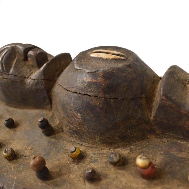 Early 20th Century Luba Divination Plank Four Faces For Sale - Image 9 of 9