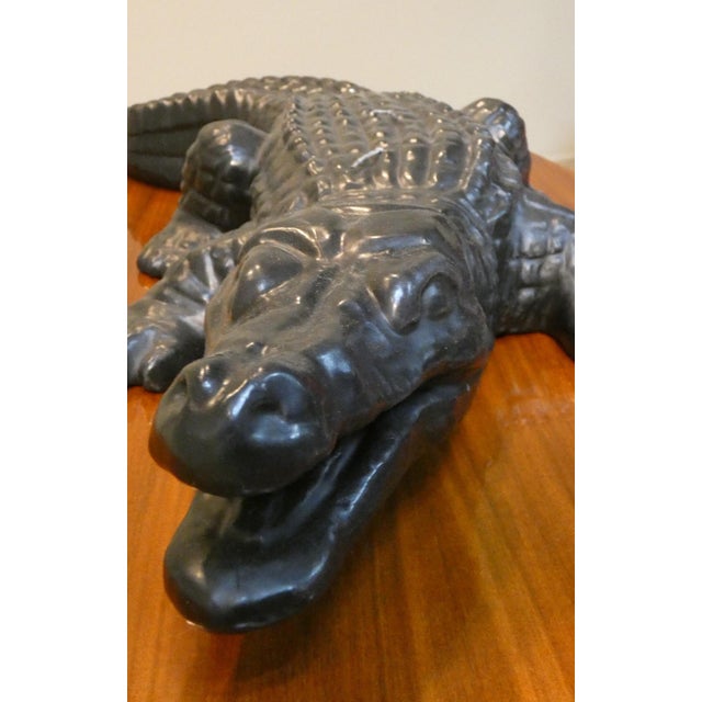 Handmade Black Edition Big Krokodil Candle by Wiedemann 1861, Germany, 1990s For Sale - Image 4 of 17