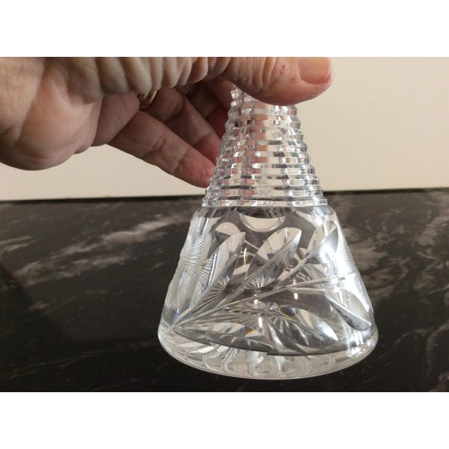 Mid 19th Century Mid 19th Century American Cut Glass Cruet For Sale - Image 5 of 11