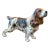 1930s Porcelain Dog Sculpture Lifelike For Sale