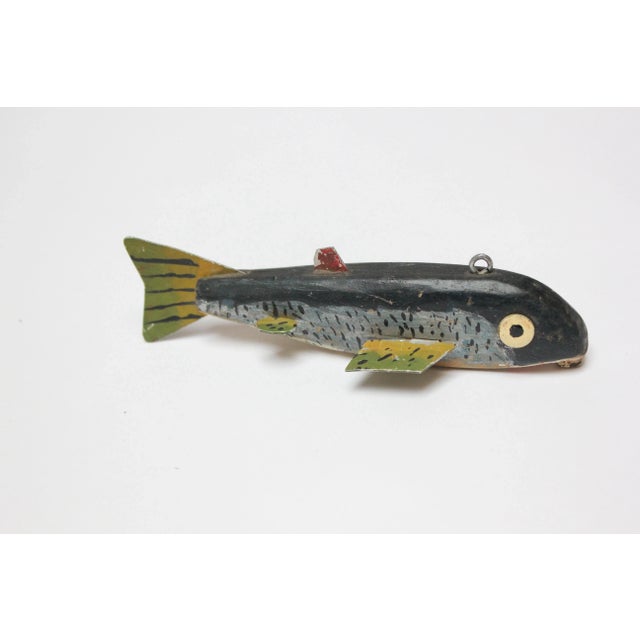 Set of Five Small American Folk Art Fish Decoys | Chairish