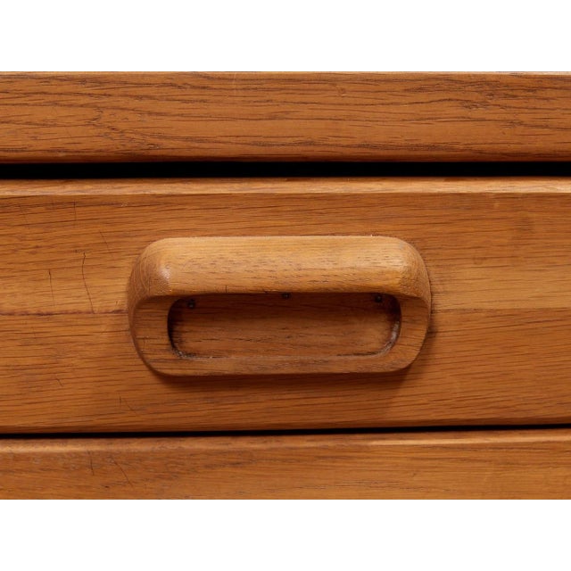 Mid 20th Century Oak Boho Desk For Sale - Image 10 of 12