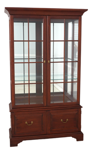 Knob Creek Penn Manor Cherry Curio Cabinet