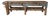Antique 19th-Century Primitive Blue-Painted Carpenter's Workbench / Console Table For Sale