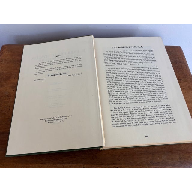 1950s Opera Vocal Score Books, Set of 6 For Sale - Image 11 of 17