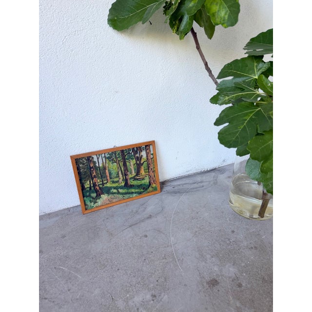 J. Biot, Small Oil Painting, 1950s, Oil Painting, Framed For Sale - Image 7 of 15