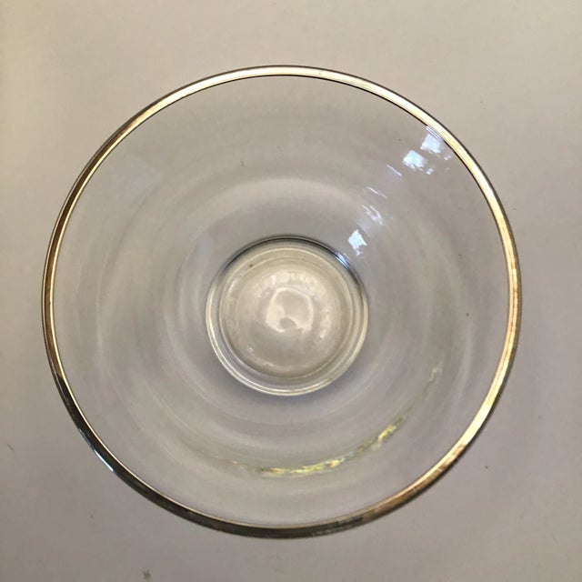 Traditional Platinum Rim Noritake Salad Bowl Set- Set of 7 For Sale - Image 3 of 13