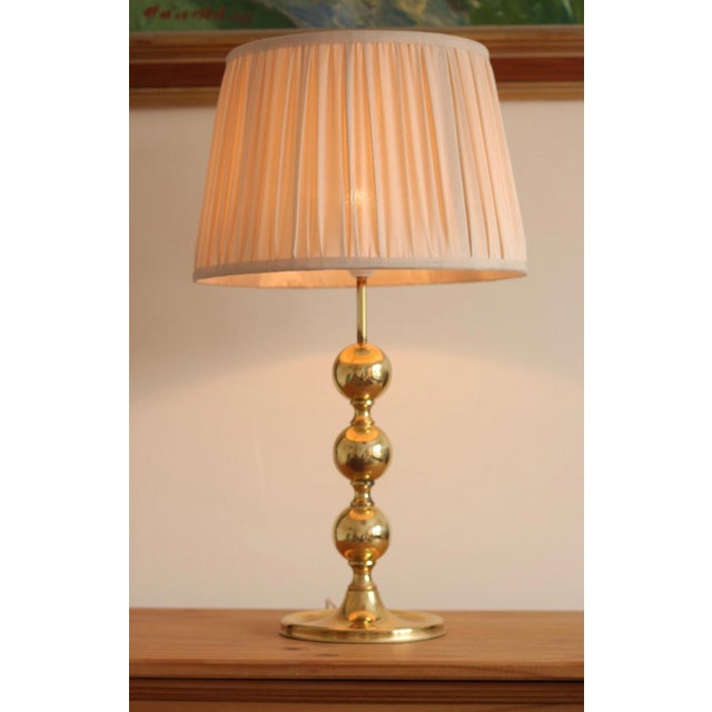 Brass Bobbin Table Lamp, 1970s, Set of 2 For Sale - Image 18 of 18