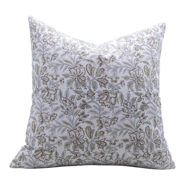 Fabdivine Indian Block Print Cushion Cover 26x26 Inch Duck Canvas-Kudrat For Sale