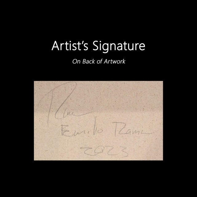 Honor Y Conejos - Origami Inspired Looney Tunes Figurative Painting on Canvas Original Artwork by Emilio Rama For Sale - Image 9 of 9