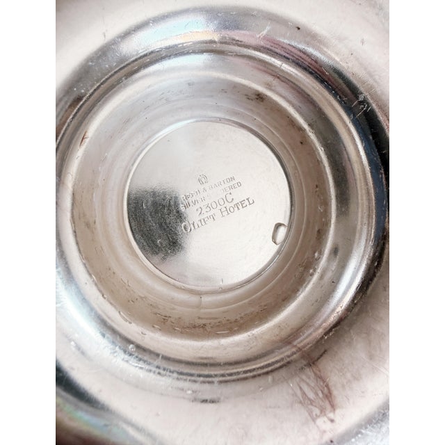 Vintage Silver Plated Serving Dish From the Clift Hotel San Francisco For Sale In New York - Image 6 of 7