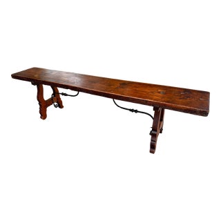 19th Century Spanish Bench For Sale