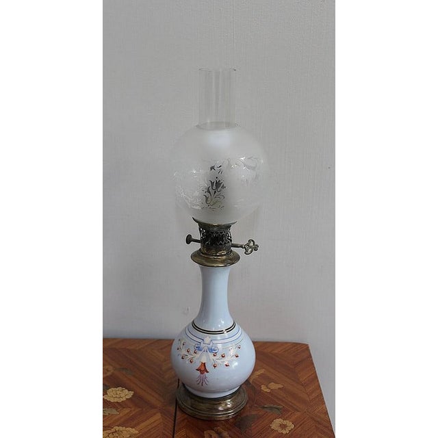 19th Century Oil Lamps, Set of 2 For Sale - Image 3 of 14