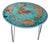 1960s Large Round Ceramic Tile Table in the Style of Aegitna Vallauris For Sale