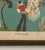 Wood Vintage Small Lithograph Print “Serenade” by French Illustrator George Barbier, Framed For Sale - Image 7 of 7