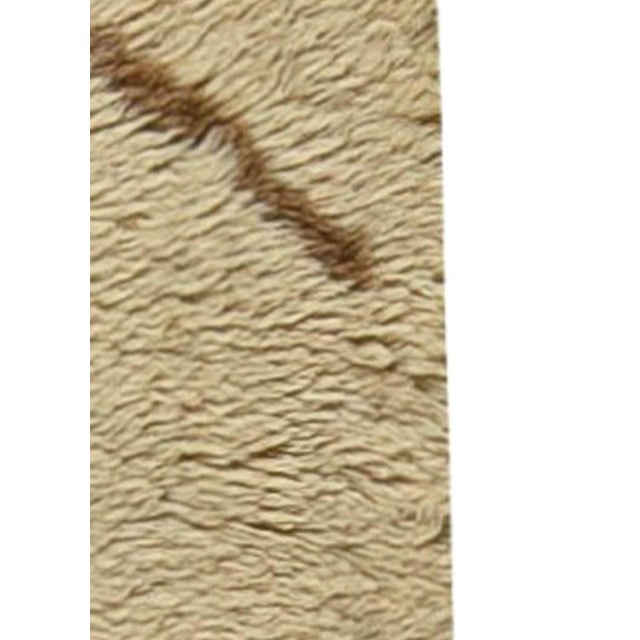 Modern Modern Abstract Moroccan Style Pile Wool Runner by Doris Leslie Blau For Sale - Image 3 of 4