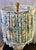 Vintage Mid-Century Modern Hand-Painted Ceramic Table Lamp With Grape Leaves & Gold, Brass Base For Sale - Image 10 of 10