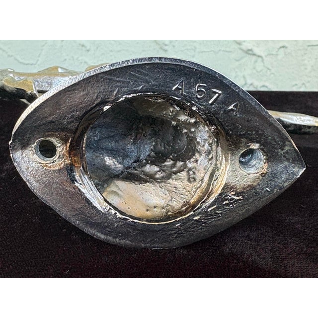 Chrome Vintage 1930s–50s Cast Metal Racehorse & Jockey Hood Ornament – Chromed Radiator Mascot For Sale - Image 8 of 8