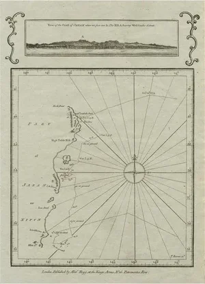 Map of the East Coast of Honshu with Inset, 1785