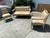 Wood 19th Century French Louis XV Style Gold Giltwood 3-Piece Parlor Salon Suite For Sale - Image 7 of 17