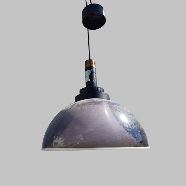 Vintage Polycarbonate Pendant For Sale - Image 10 of 10
