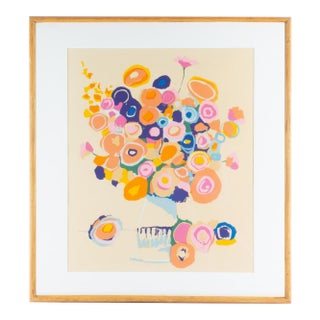 “Les Fleurs Fauves” Serigraph Print by William Ray McCauley For Sale