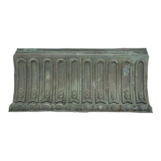 Antique Architectural Copper Cornice Wall Art For Sale